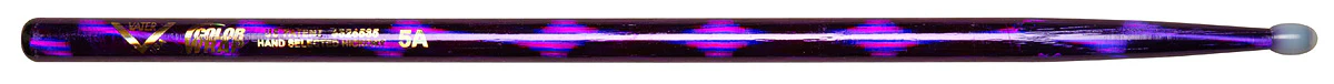 VATER - 5A Colour Wrap Nylon Tip - Purple Optic
