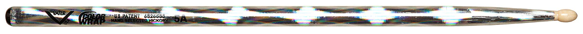 VATER - 5B Colour Wrap Wood Tip - Silver Optic