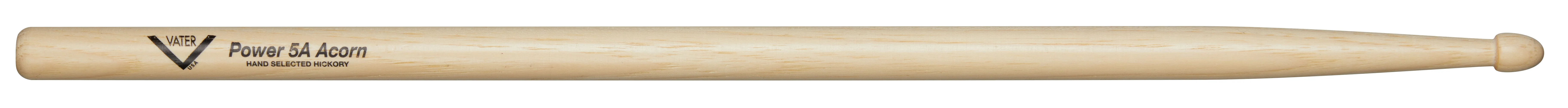 VATER Hickory 5A Power Acorn Wood Tip Drum Sticks