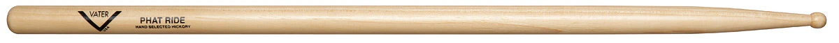 VATER Hickory Phat Ride Wood Tip Drum Sticks