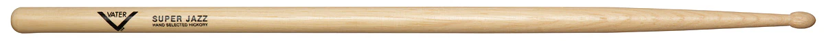 VATER Hickory Super Jazz Wood Tip Drum Sticks