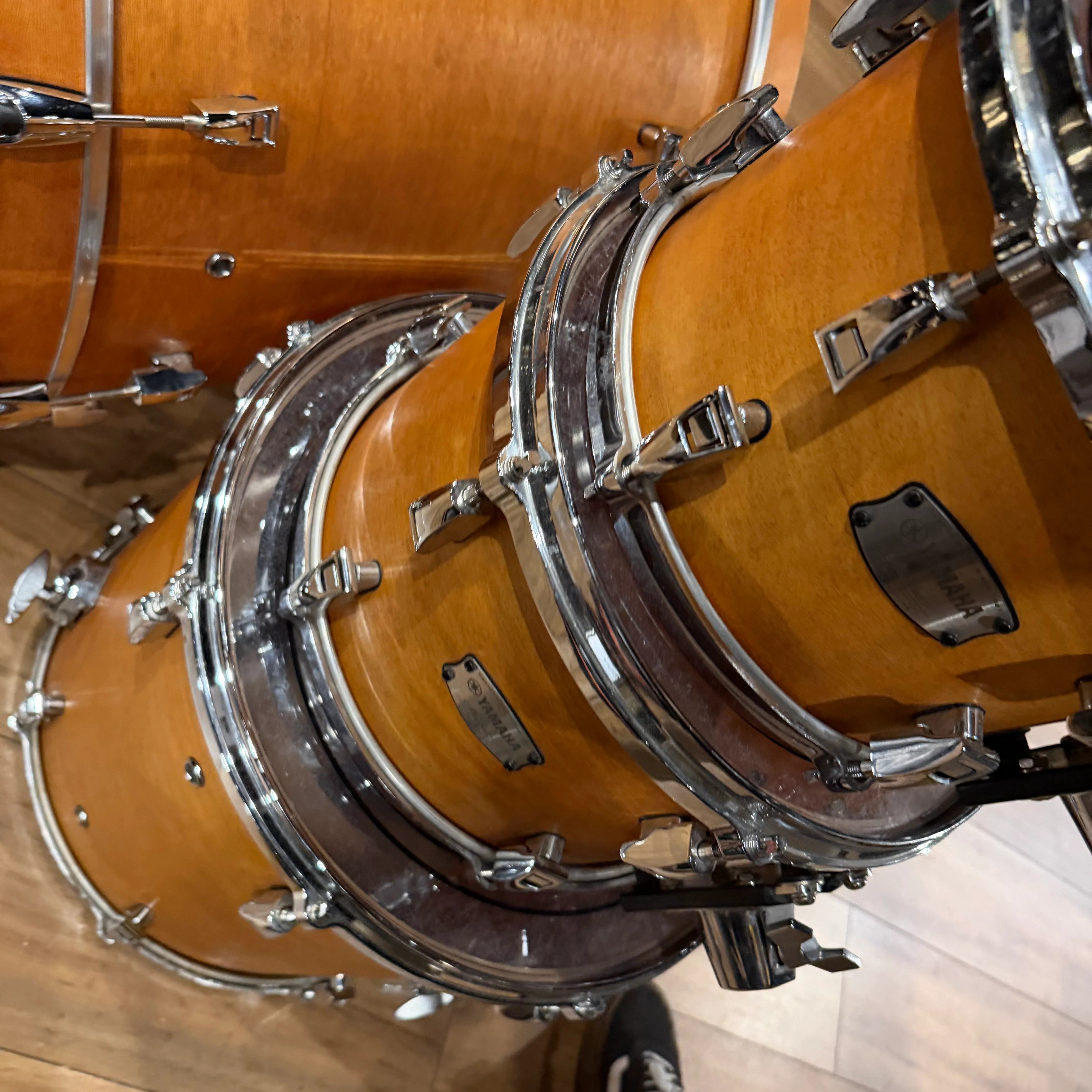 Yamaha Absolute Maple Hybrid 22” Drum Kit #1266 - Image 12
