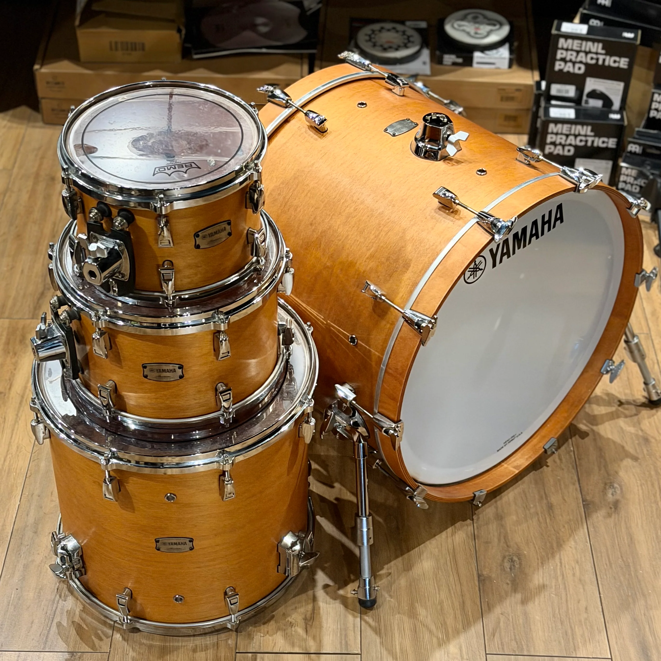 Yamaha Absolute Maple Hybrid 22” Drum Kit #1266 - Image 4