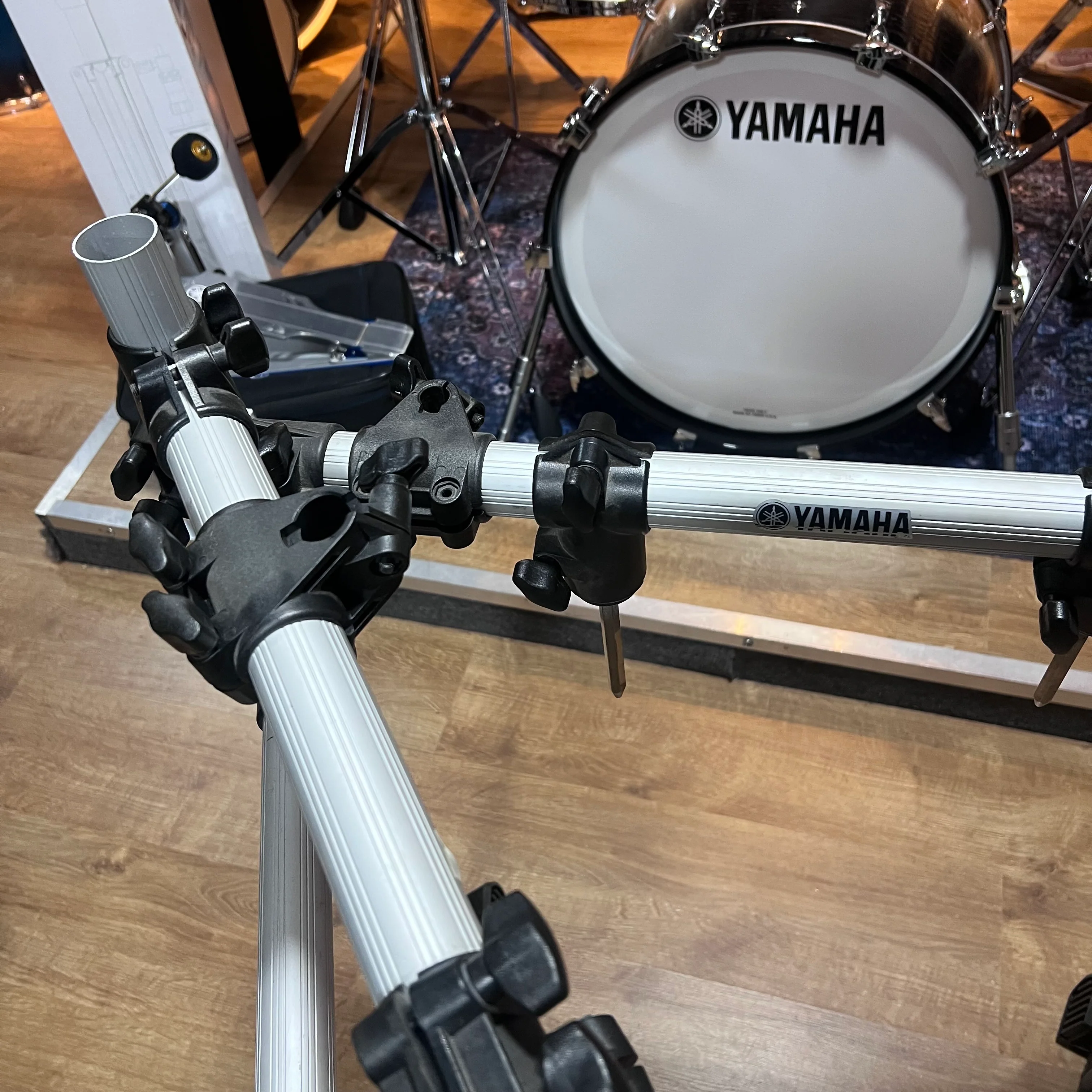 Yamaha Electronic Drum Rack Stand Mount Frame With Clamps #1269 - Image 6