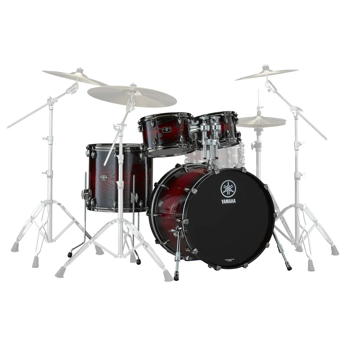 Yamaha Live Custom Hybrid Oak 22” Shell Pack – Magma Sunburst