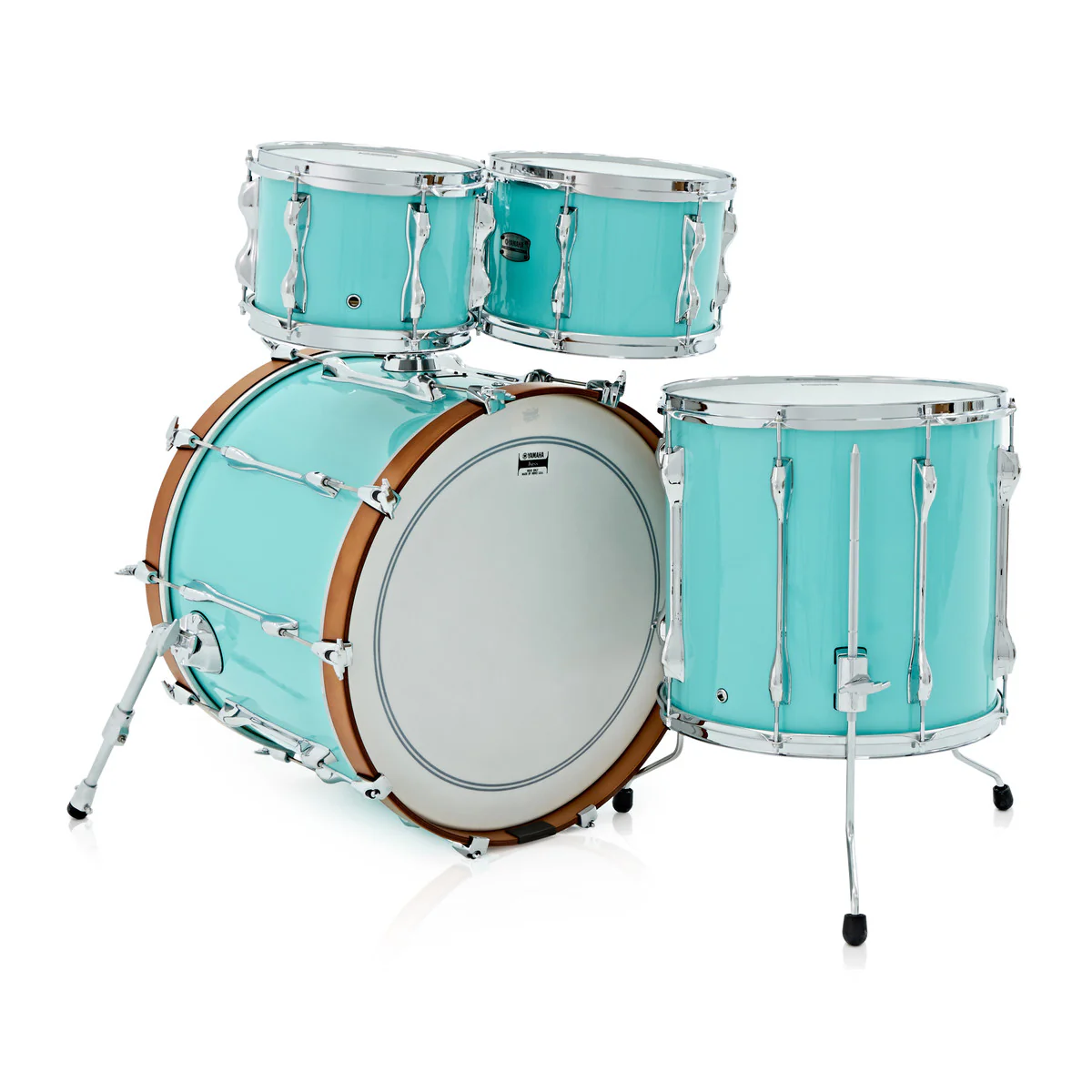 Yamaha Recording Custom Drum Kit 20" - Surf Green Drum Set - Image 2