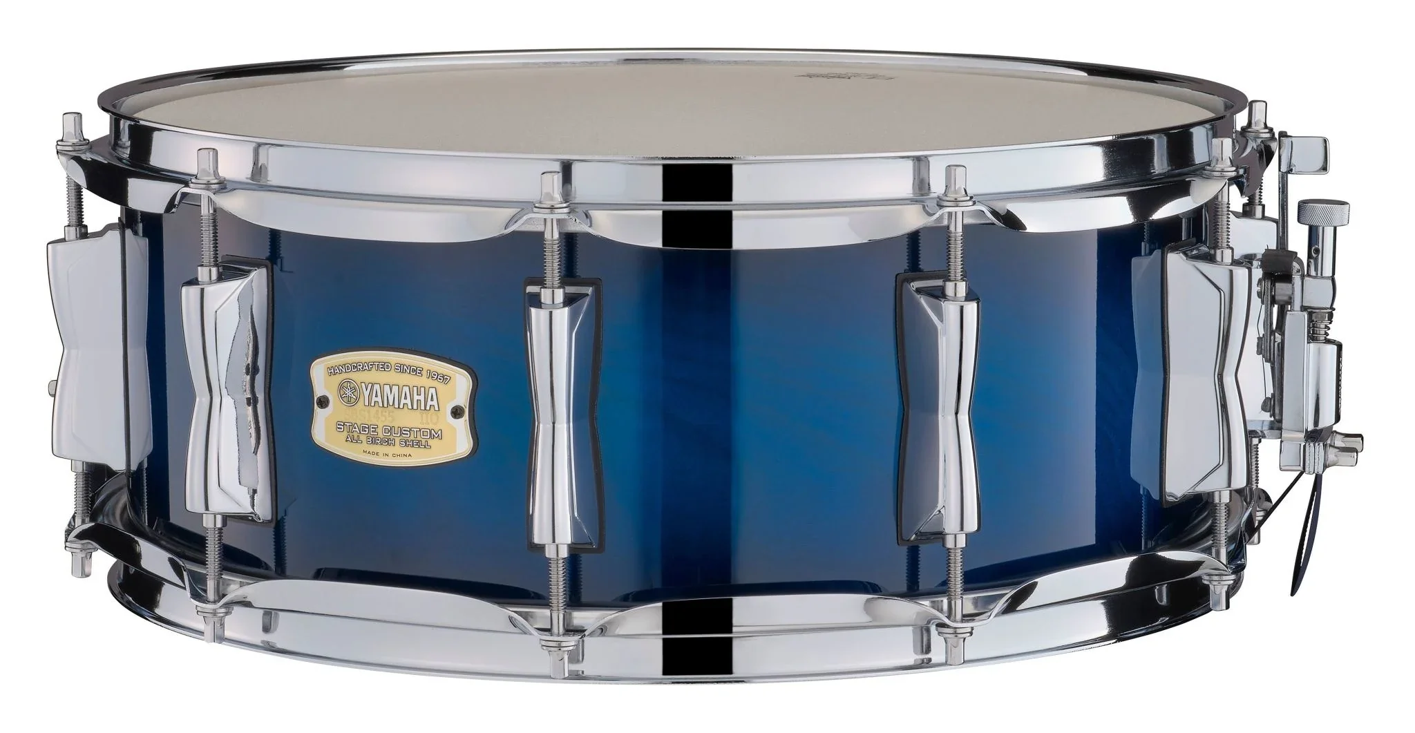 Yamaha Stage Custom Snare Drum | 14 x 5.5" - Deep Blue Sunburst - Image 2