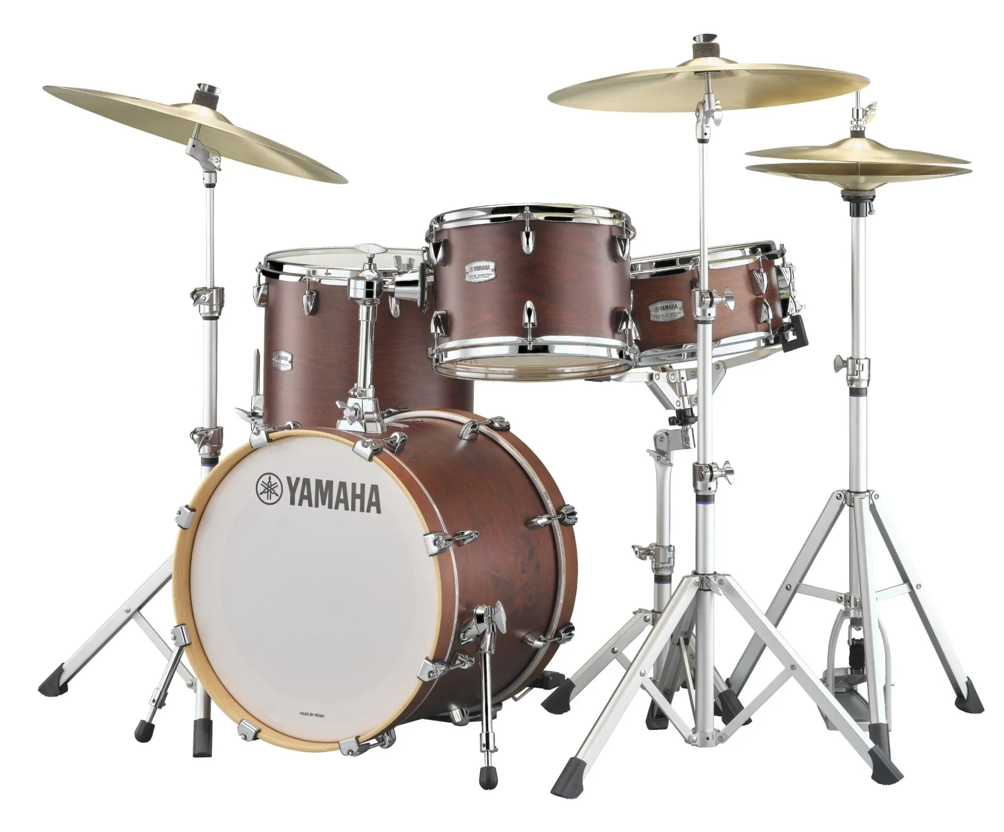 Yamaha Tour Custom 18" Bop Drum Kit, Chocolate Satin