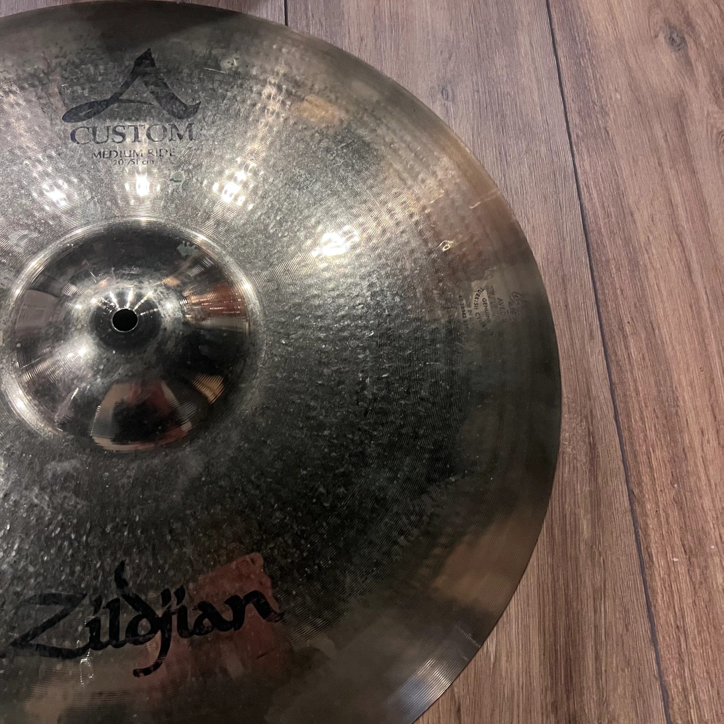 Zildjian A Custom 20” Medium Ride Cymbal #1258 - Image 5
