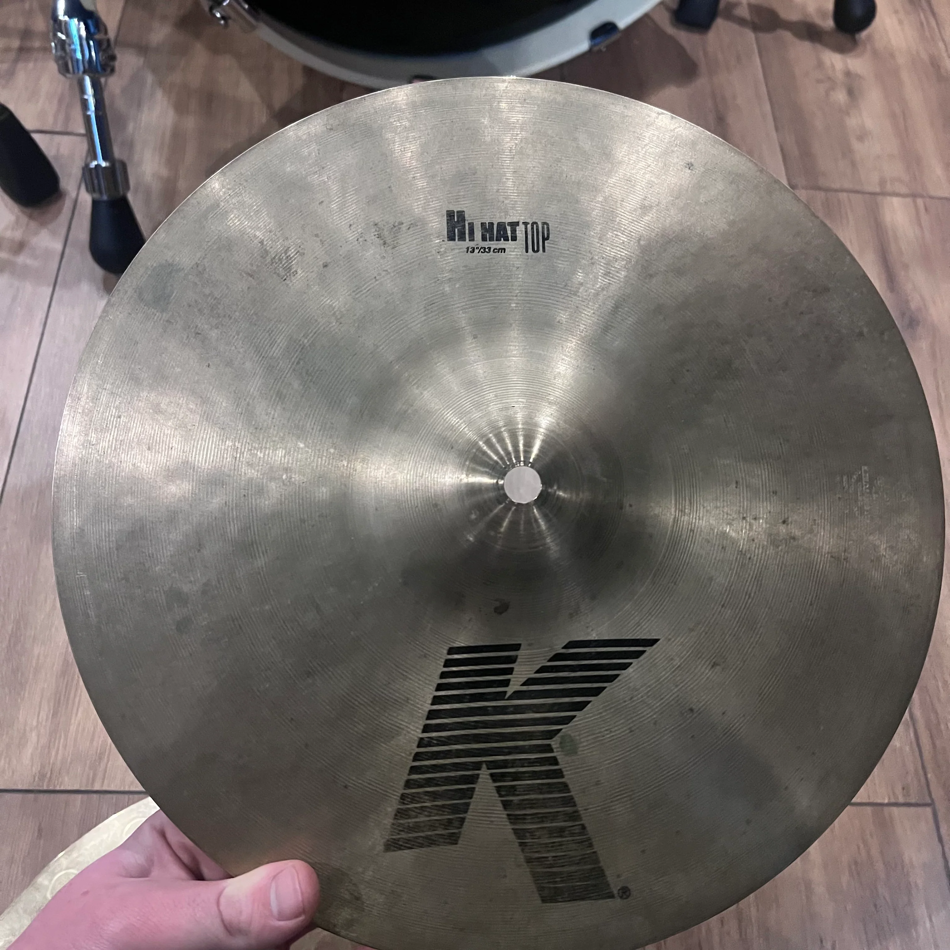Zildjian K/Z 13” Hi Hat Cymbals #1277 - Image 2