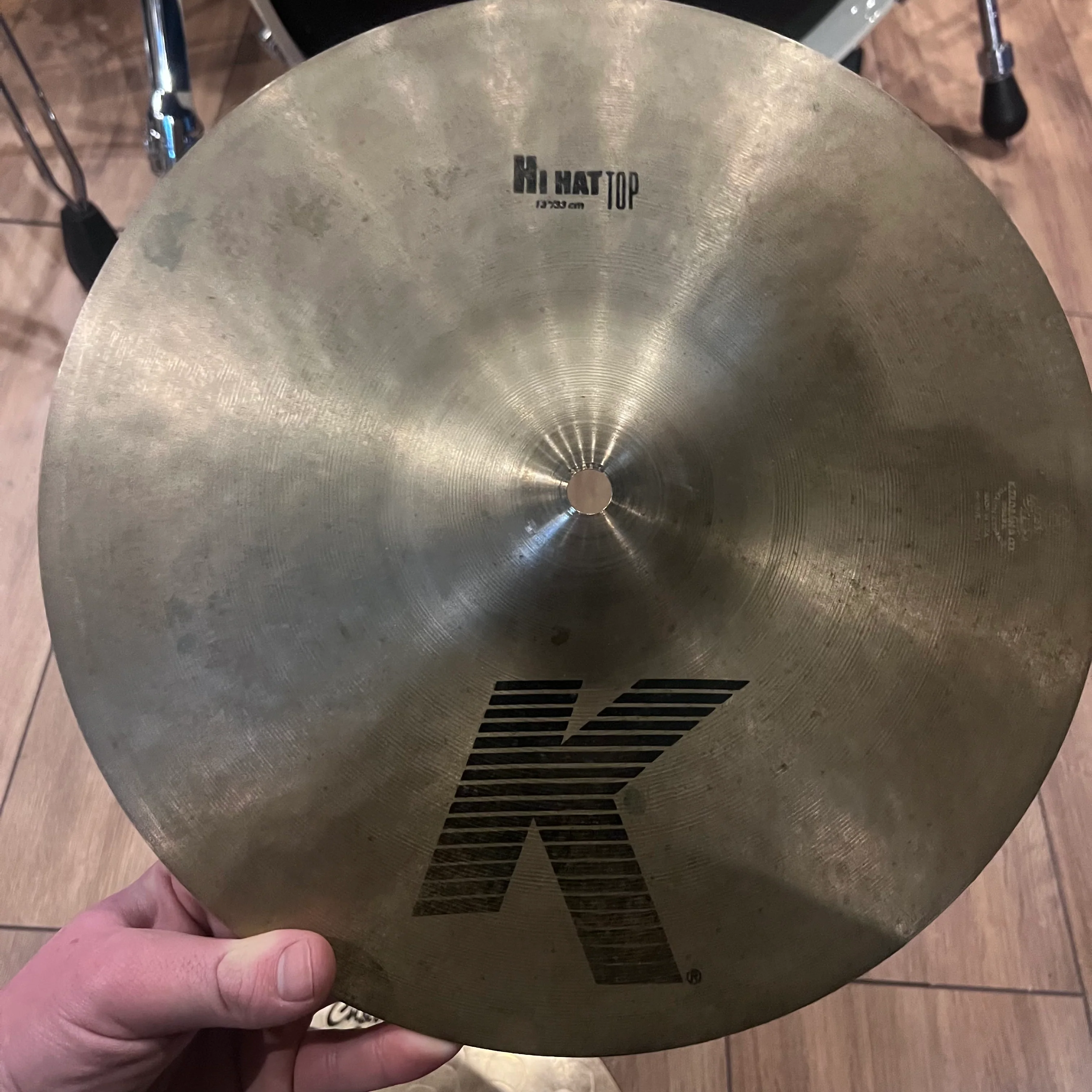 Zildjian K/Z 13” Hi Hat Cymbals #1277 - Image 4