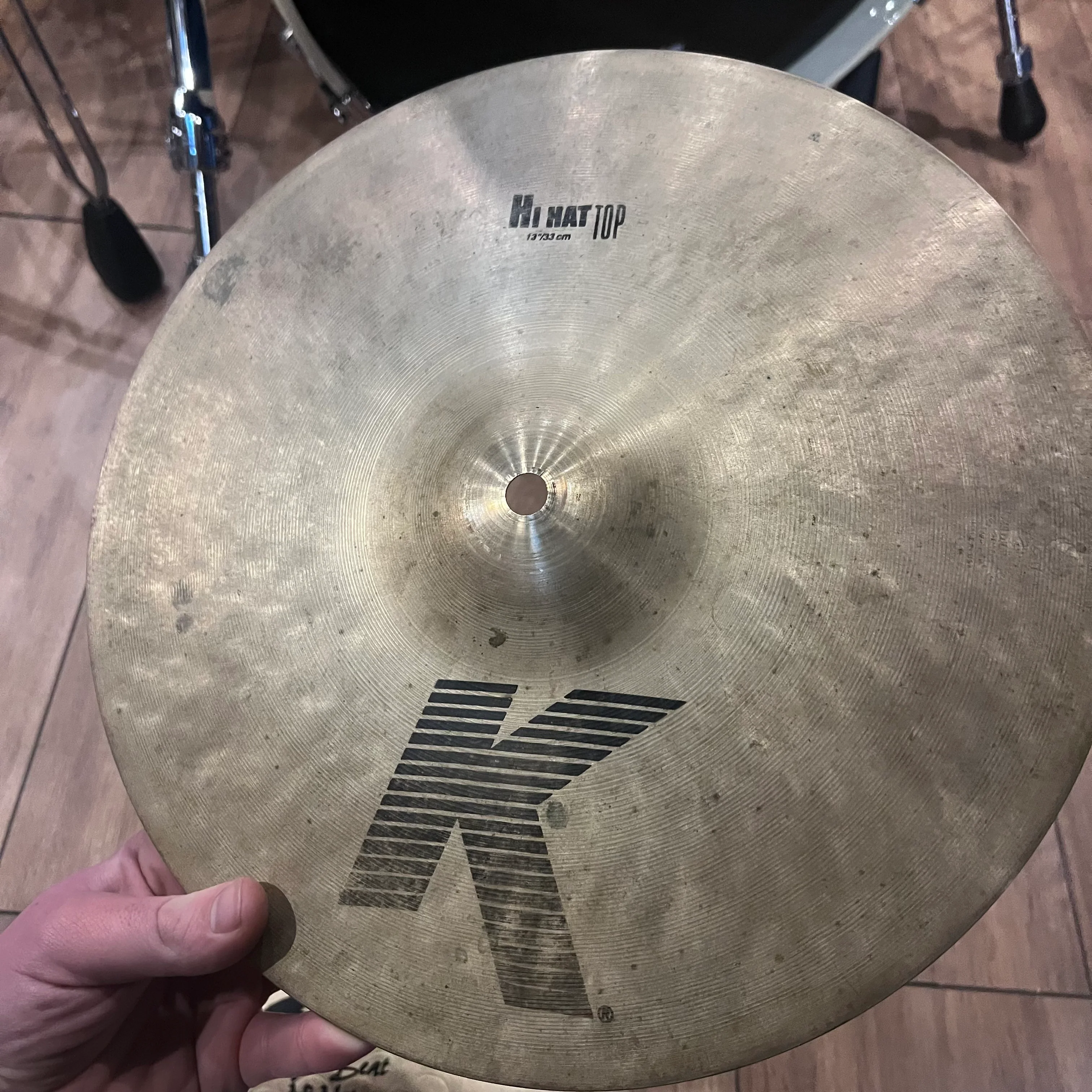 Zildjian K/Z 13” Hi Hat Cymbals #1277 - Image 5