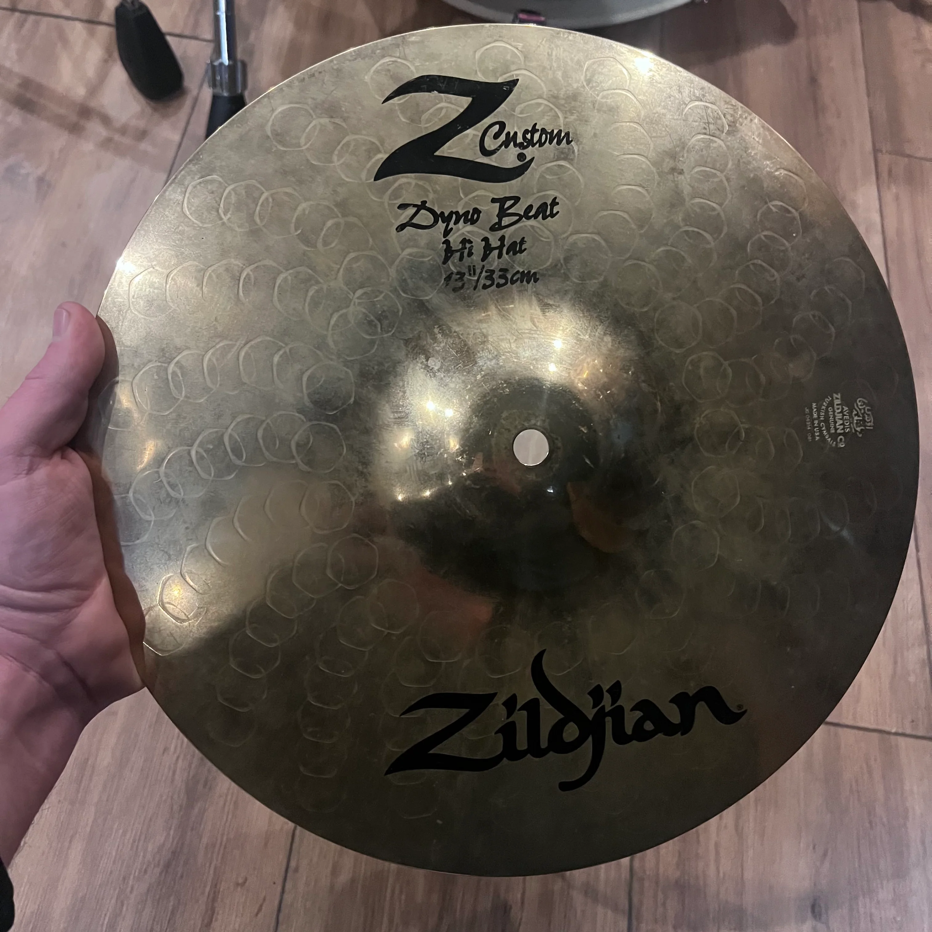 Zildjian K/Z 13” Hi Hat Cymbals #1277 - Image 7